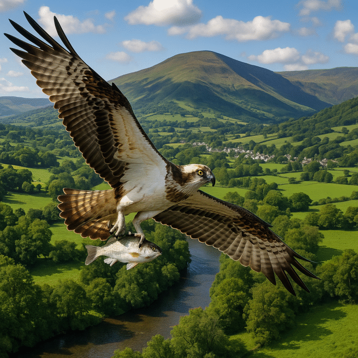 ai enhanced image of osprey